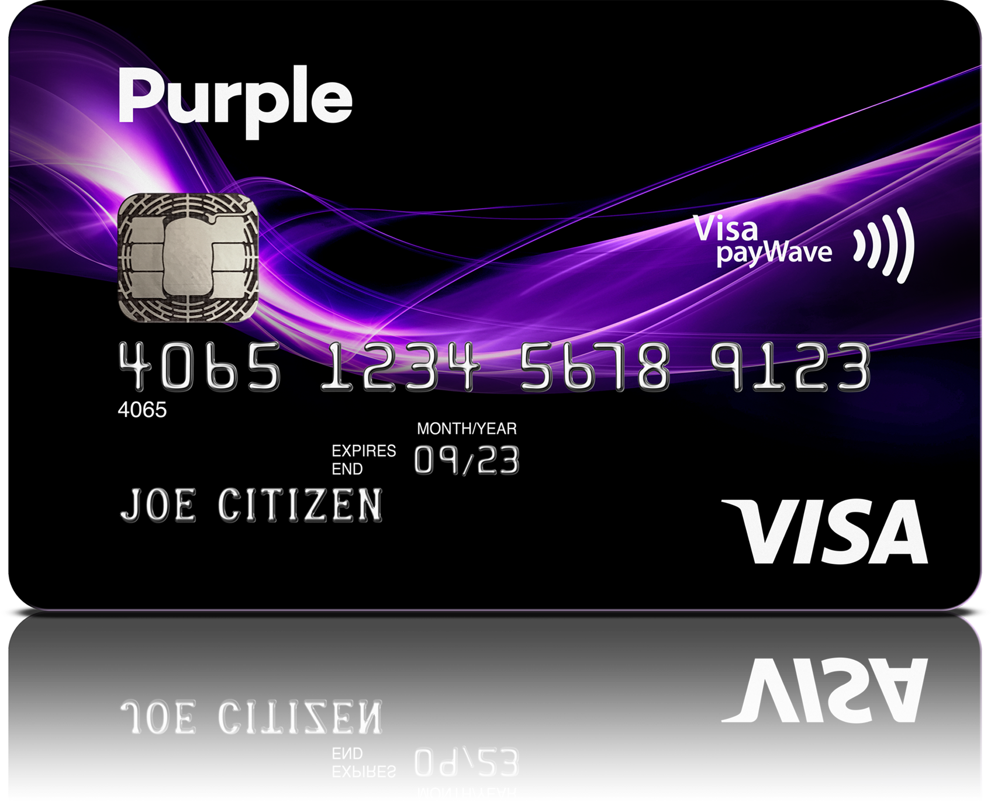 Purple Visa 